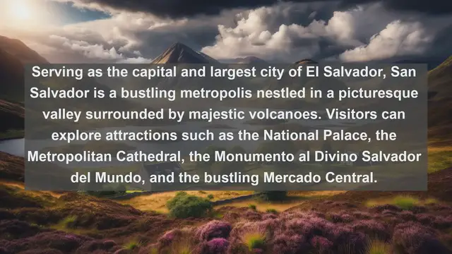 Video thumbnail for Exploring El Salvador: Top 10 Biggest Cities Unveiled!