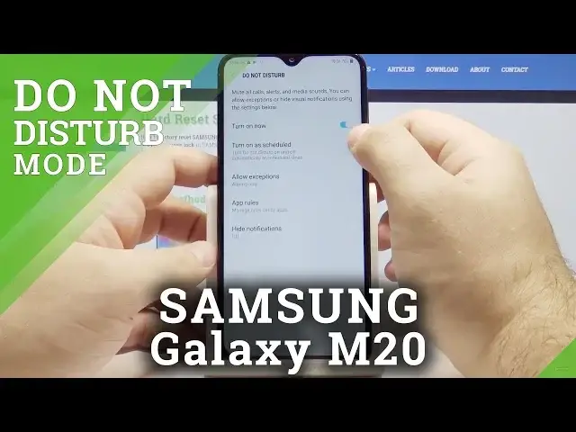 Video thumbnail for How to Activate Do Not Disturb Mode in Samsung  Galaxy M20 – Configure DND Mode
