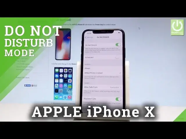'Video thumbnail for APPLE iPhone X DO NOT DISTURB MODE / DND Settings'