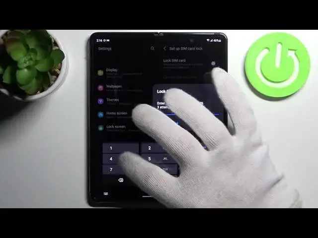 'Video thumbnail for How to Set PIN Code for SIM Card on SAMSUNG Galaxy Z Fold 3'
