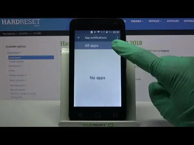 'Video thumbnail for How to Turn On / Off Messages from Apps on ALCATEL U3 2018 – Apps Notifications'