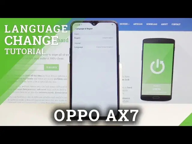'Video thumbnail for How to Change Language on OPPO AX7 – Set up Language & Region'