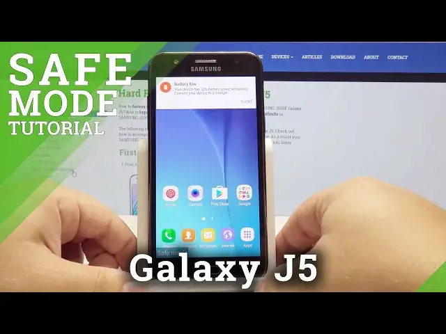 Video thumbnail for SAMSUNG Galaxy J5 (2016) HOW TO ENTER & QUIT SAFE MODE
