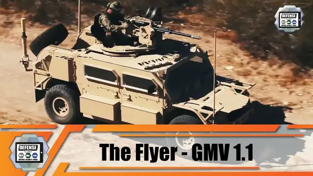 'Video thumbnail for General Dynamics to produce more Ground Mobility Vehicles for US Army Flyer Light Strike Vehicle'
