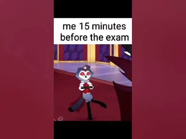 Video thumbnail for POV: 1 day before the exam #fyp #HelluvaBoss #Stolas Credit to @SpindleHorse