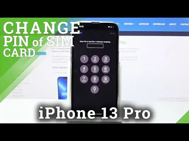 'Video thumbnail for How to Set Up SIM PIN on iPhone 13 Pro - Activate SIM Protection in APPLE iPhone'