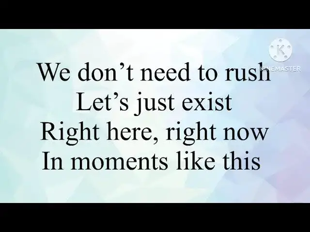 'Video thumbnail for Moments Like This - Lyric Song'