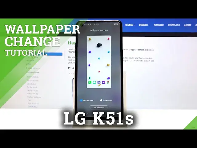 Video thumbnail for How to Refresh Display in LG K51s - Set Up Wallpaper