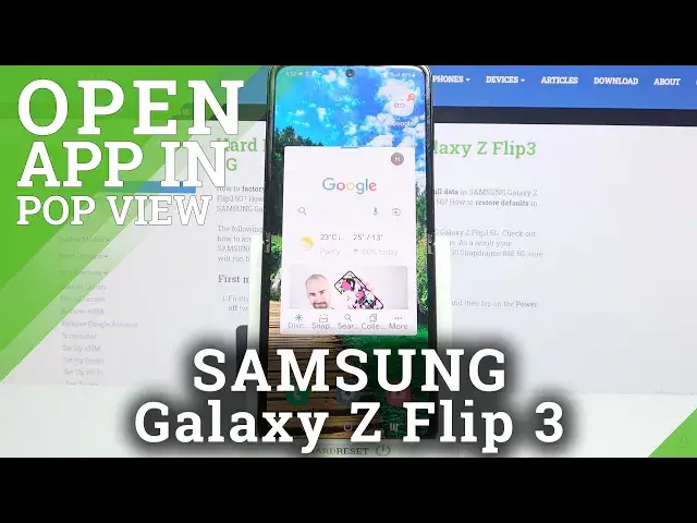 'Video thumbnail for How to Open Apps in SAMSUNG Galaxy Z Flip 3 Pop Up View'