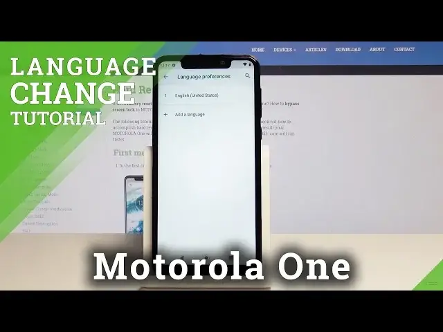 'Video thumbnail for How to Change Language in Motorola One – List of Languages'