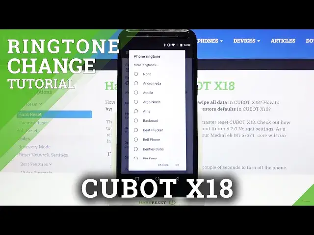 'Video thumbnail for How to Change Ringtone on CUBOT X18 – Set Up Ringtone'