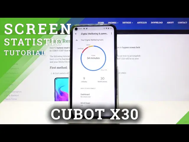 Video thumbnail for CUBOT X30 and Display Settings – Check Total Screen Time