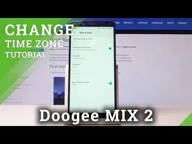 Video thumbnail for How to Change Date&Time in Doogee MIX 2 - Time Settings