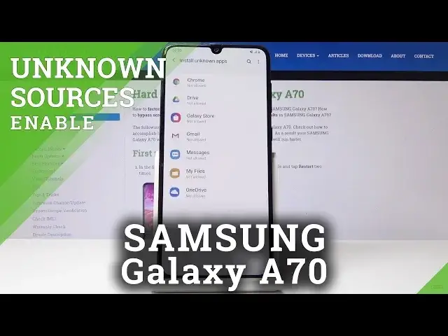 'Video thumbnail for How to Enable Unknown Sources in SAMSUNG Galaxy A70 - Allow App Installation'