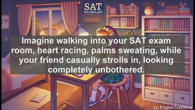 Video thumbnail for 5000 Must Know SAT Vocabulary - SAT Vocabulary: Understanding 'Nonchalance'