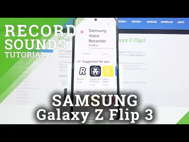 'Video thumbnail for How to Record Sounds on SAMSUNG Galaxy Z Flip 3 – Use Sound Recorder Feature'