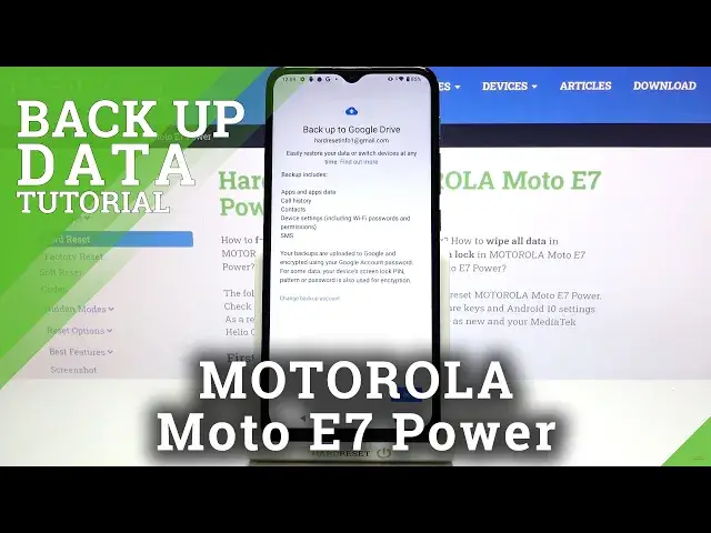 'Video thumbnail for How to Use Google Backup on MOTOROLA Moto E7 Power – Google Backup'
