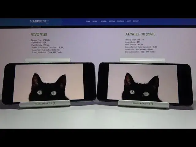 Video thumbnail for Display Comparison VIVO Y11s vs ALCATEL 3X 2020 - Screen Quality Test