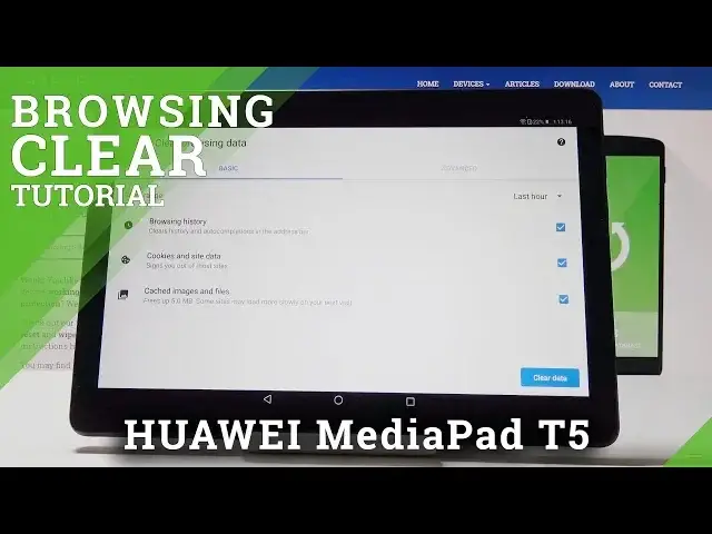 'Video thumbnail for How to Clear Browsing Data in HUAWEI MediaPad T5 - Erase Browsing History'