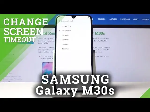 'Video thumbnail for How to Change Screen Timeout in SAMSUNG Galaxy M30s – Display Timeout'