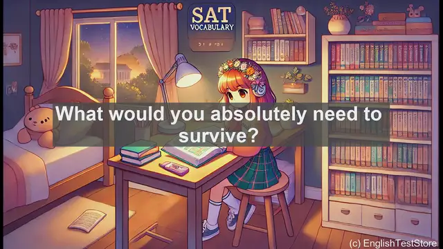 Video thumbnail for 5000 Must Know SAT Vocabulary - SAT Vocabulary: Understanding 'Necessity'