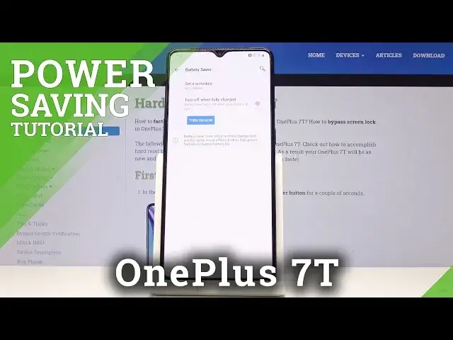 'Video thumbnail for How to Enable Power Saving Mode in OnePlus 7T - Save Battery'