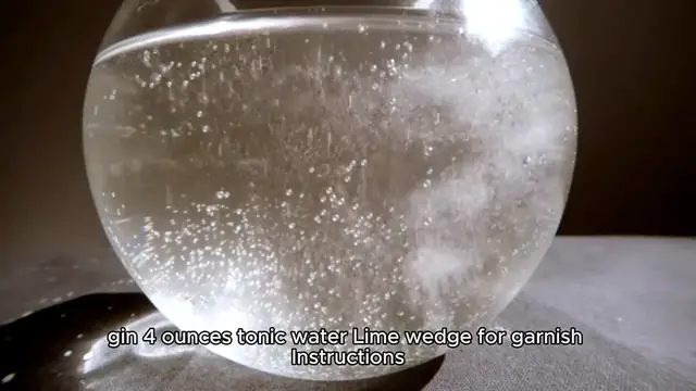 Video thumbnail for gin and tonic recipe