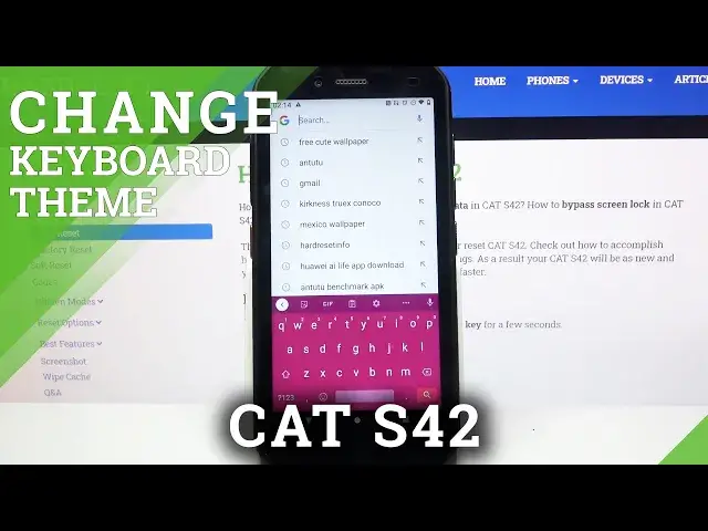 Video thumbnail for How to Change Theme of Cat S42 Keyboard - Keyboard Theme Settings