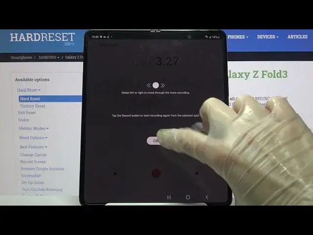 'Video thumbnail for How to Record Sounds on SAMSUNG Galaxy Z Fold 3 – Record Sounds'