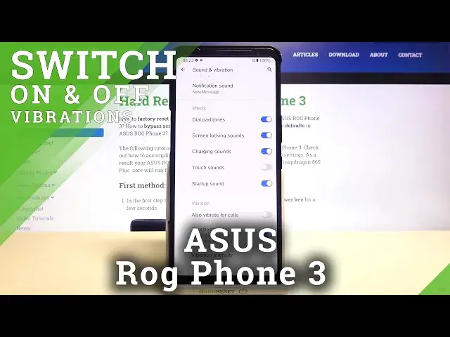 'Video thumbnail for ASUS ROG Phone 3 - Change Vibration Settings'