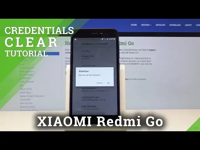 'Video thumbnail for How to Clear Credentials in XIAOMI Redmi Go - Remove All Certificates'