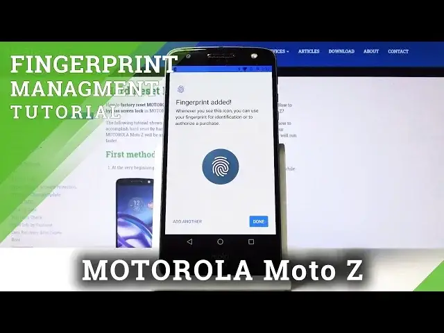 'Video thumbnail for How to Add Fingerprint in MOTOROLA Moto Z – Add Fingerprint Lock'