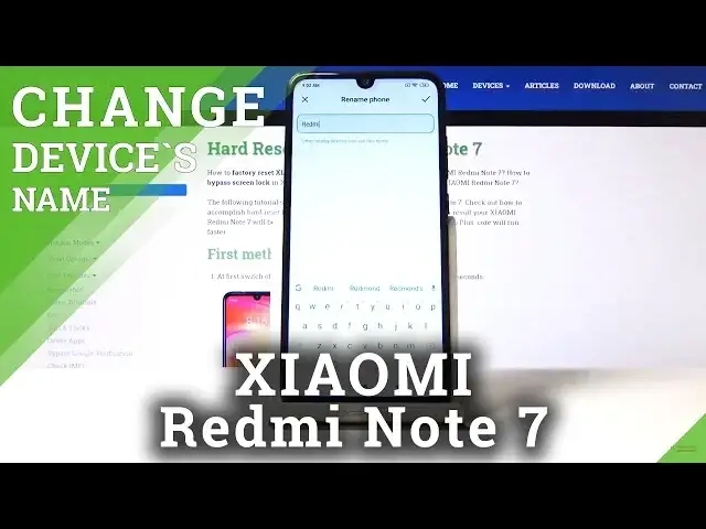'Video thumbnail for How to Change Device Name in Xiaomi Redmi Note 7 – Rename Your Smartphone'