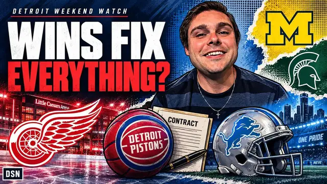 Video thumbnail for Red Wings opener, Pistons payday and a Lions weekend preview