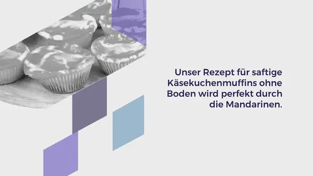 Video thumbnail for Käsekuchenmuffins mit Mandarinen