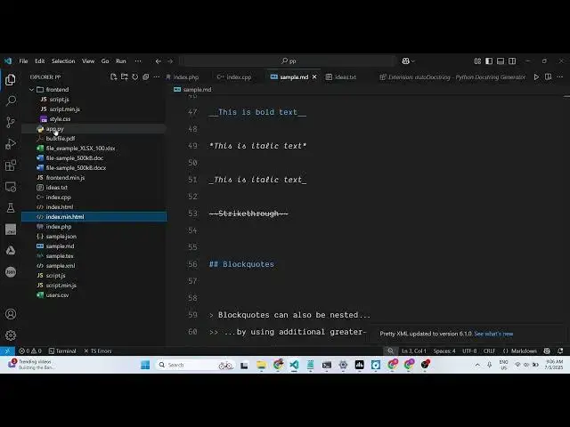 Video thumbnail for How to Generate Python Documentation For Source Code in VSCode IDE