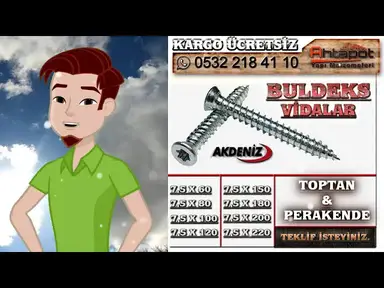 'Video thumbnail for Buldeks Vidalar Çeşitleri #Buldex #Buldeks #Vida'