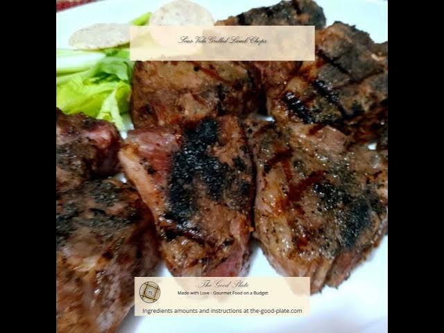 Video thumbnail for Sous Vide Grilled Lamb Chops