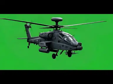 'Video thumbnail for Black Hawk UH 60 Helicopter Side View on Green Screen'