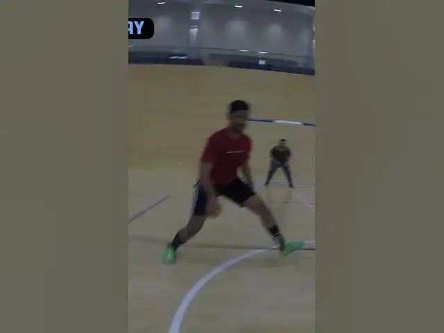 Video thumbnail for The accuracy of that shot :) #football #trickshot #holeinone #futsal