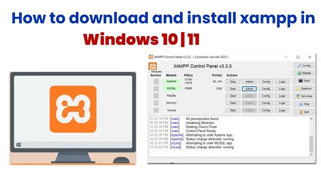 Video thumbnail for How to download and install xampp in windows 10