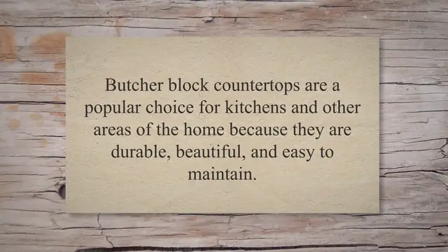 Video thumbnail for Best Finish for Butcher Block Countertops