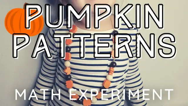 'Video thumbnail for Pumpkin Pattern Necklace: Identifying patterns with your toddler'