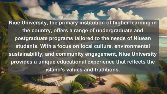 Video thumbnail for Exploring Educational Excellence: Top 10 Favorite Universities in Niue