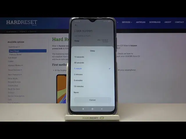 'Video thumbnail for How to Set Up Screen Timeout in POCO C3 – Change Time of Turning Off The Display'