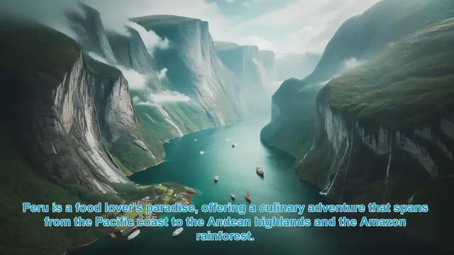 Video thumbnail for Discover Peru's Culinary Wonders: A Gastronomic Adventure