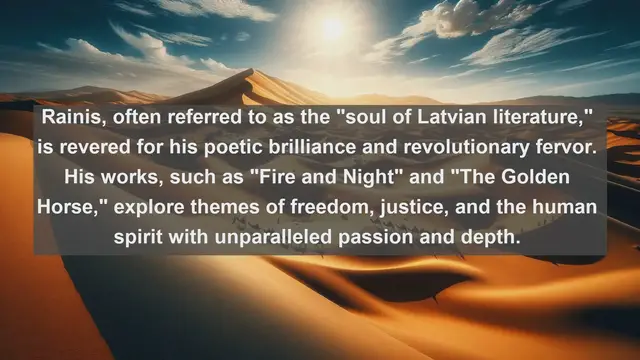 Video thumbnail for Unveiling Latvia's Literary Titans: Top 10 Famous Writers in Latvian Literature