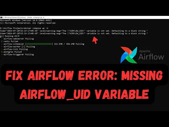 Video thumbnail for Fix Airflow Error: Missing AIRFLOW_UID Variable