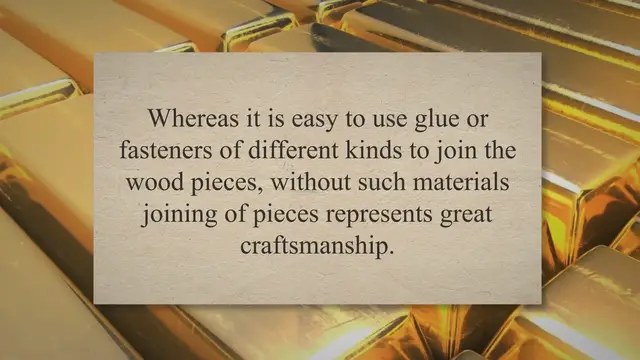 Video thumbnail for Building Furniture without Nails or Screws