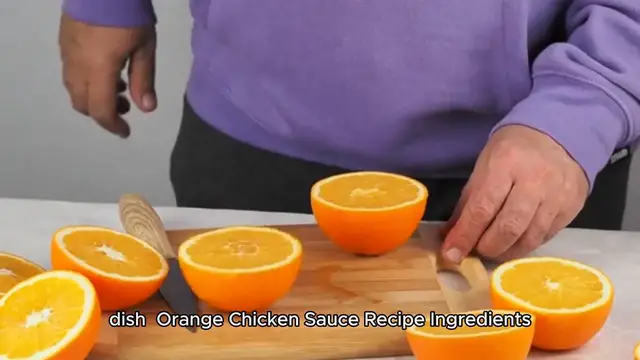 Video thumbnail for orange chicken sauce recipe
